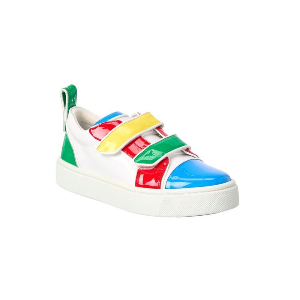 Christian Louboutin Girls Patent Sneaker, Multi